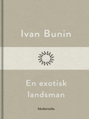 cover image of En exotisk landsman